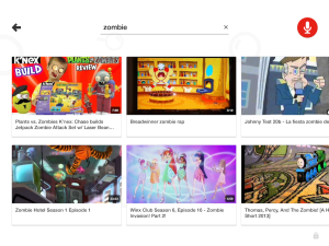 YouTube Kids - zombie